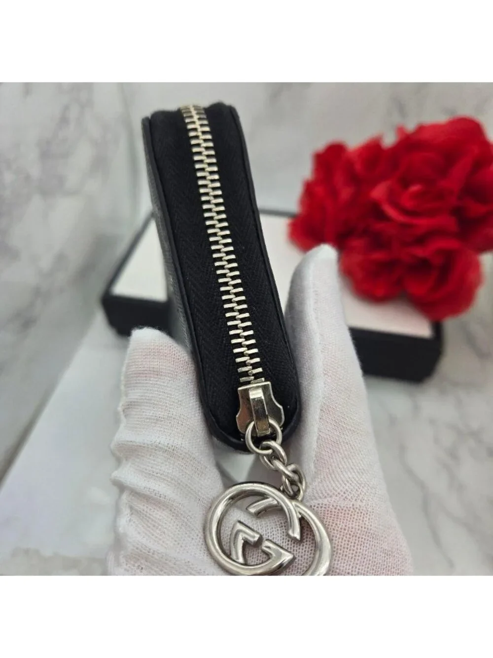 Gucci Wallet GG Supreme Black